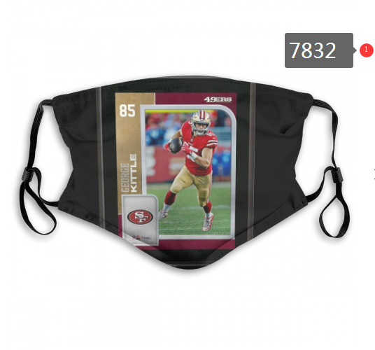 NFL 2020 San Francisco 49ers #24 Dust mask with filter->nfl dust mask->Sports Accessory